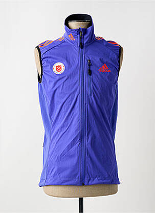 Geacă matlasată fără glugă fără glugă albastru ADIDAS băiat