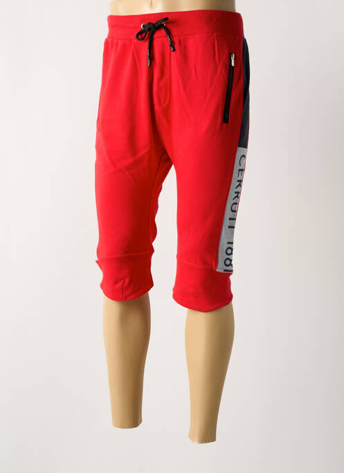 Pantalon trei sferturi roșu CERRUTI 1881 bărbat