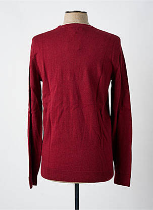 Pulover guler rotund mâneci lungi roșu JULES bărbat