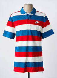 Polo croială dreaptă mâneci scurte albastru NIKE homme