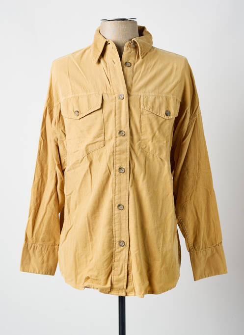 Cămașă cu mâneci lungi bej UNITED COLORS OF BENETTON bărbat