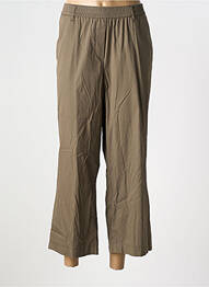 Pantalon 7/8 elasticitate mărime normală verde GARDEUR femme
