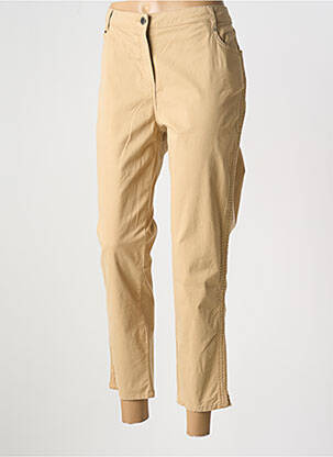 Pantalon 7/8 elasticitate mărime normală bej FUEGO WOMAN femeie