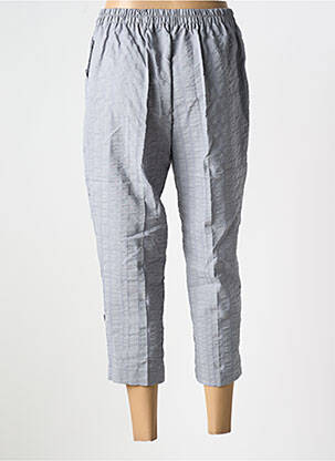 Pantalon 7/8 talie elastică mărime normală gri GEVANA femeie