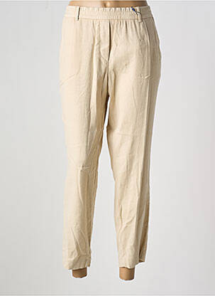 Pantalon 7/8 elasticitate mărime normală bej GARDEUR femeie