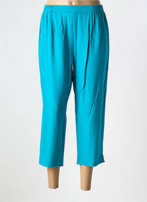 Pantalon trei sferturi albastru GEVANA femeie