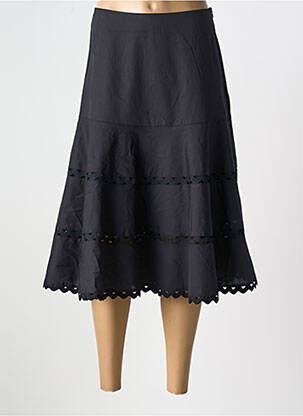 Fustă midi negru FUEGO WOMAN femeie