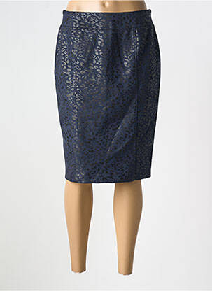 Fustă midi albastru GEVANA femeie