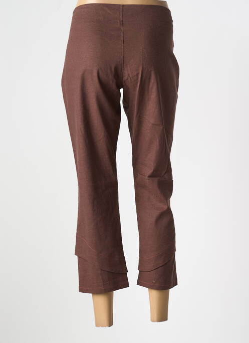 Pantalon trei sferturi maro LO! LES FILLES femeie