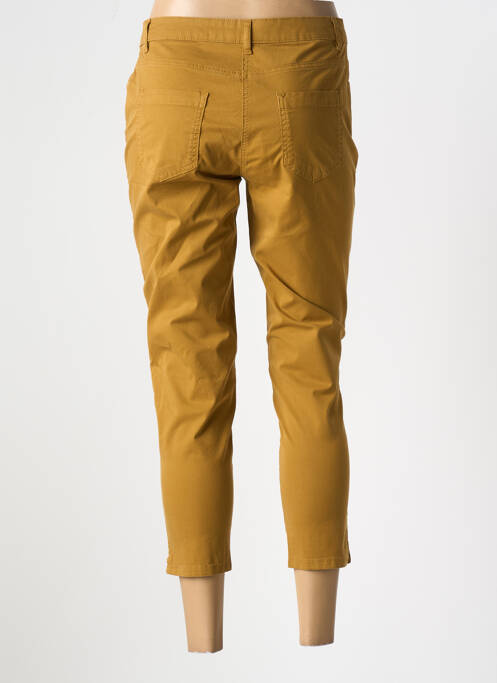 Pantalon trei sferturi elasticitate mărime normală maro FUEGO WOMAN femme