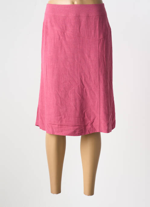 Fustă midi roz GEVANA femeie