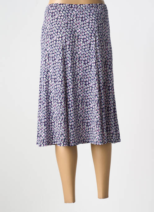 Fustă midi albastru GEVANA femeie