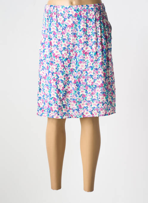 Fustă midi albastru GEVANA femeie