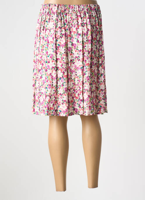 Fustă midi roz GEVANA femeie