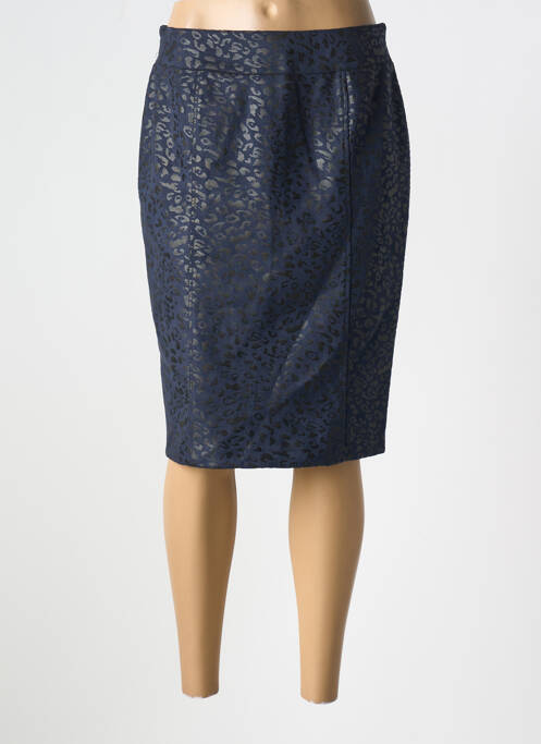 Fustă midi albastru GEVANA femeie