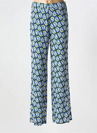 Pantalon drept elasticitate albastru MARIA BELLENTANI femme