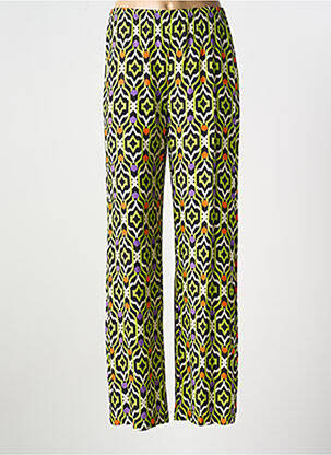 Pantalon drept verde ELEONORA AMADEI femeie