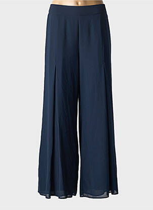 Pantalon larg albastru ELEONORA AMADEI femeie