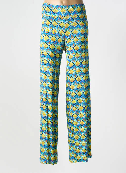 Pantalon drept albastru ELEONORA AMADEI femeie