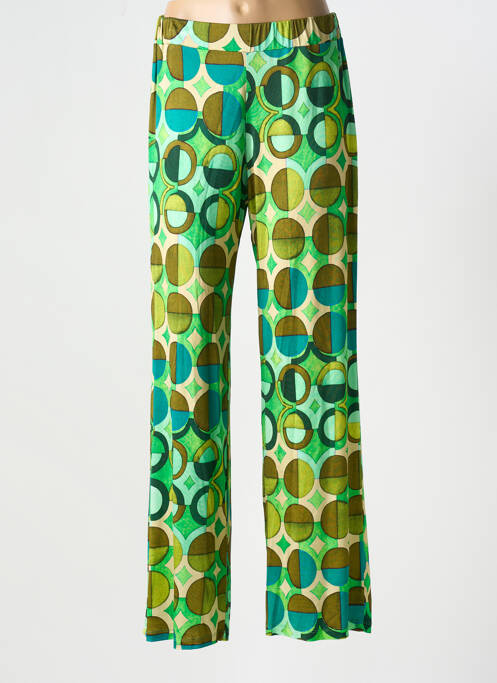Pantalon drept verde MARIA BELLENTANI femeie