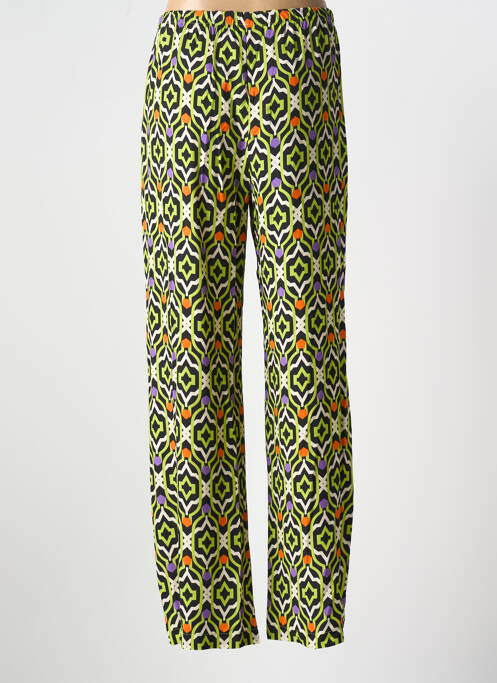 Pantalon drept verde ELEONORA AMADEI femeie