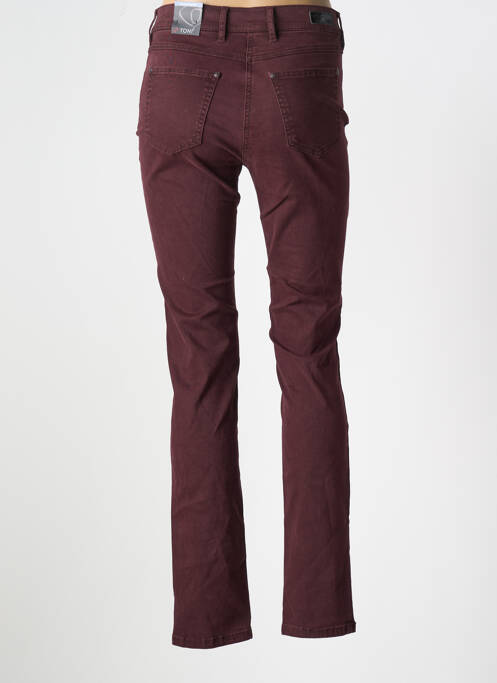 Blugi cu croială slim roșu TONI femeie