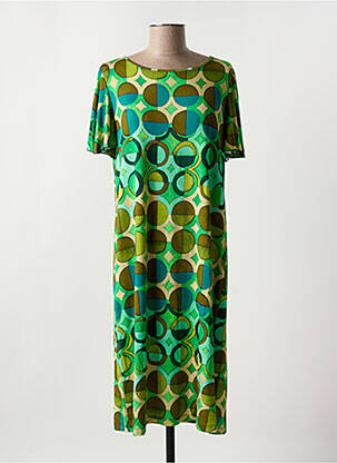 Rochie midi verde MARIA BELLENTANI femeie