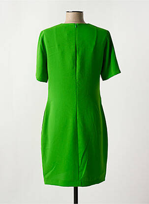 Rochie scurtă mâneci scurte mâneci scurte verde EVA KAYAN femeie