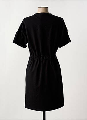 Rochie scurtă mâneci scurte mâneci scurte negru LESLIE femeie