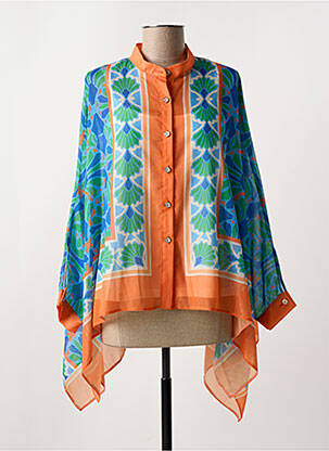 Tunică mâneci lungi albastru LESLIE femeie