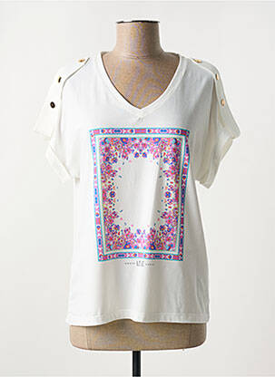 Tricou alb LESLIE femeie