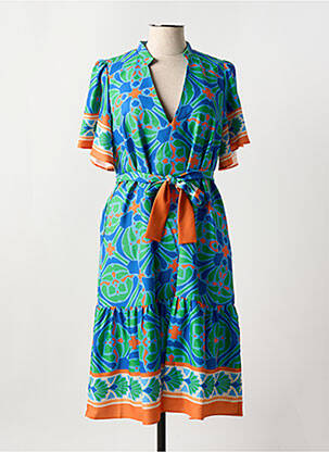 Rochie midi albastru LESLIE femeie