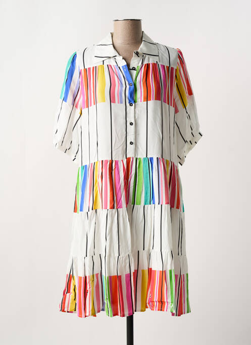 Rochie midi alb FUEGO WOMAN femeie