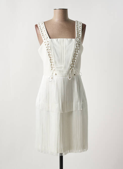 Rochie midi alb LESLIE femeie