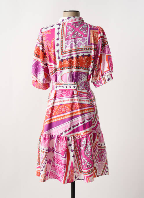 Rochie midi roz LESLIE femeie