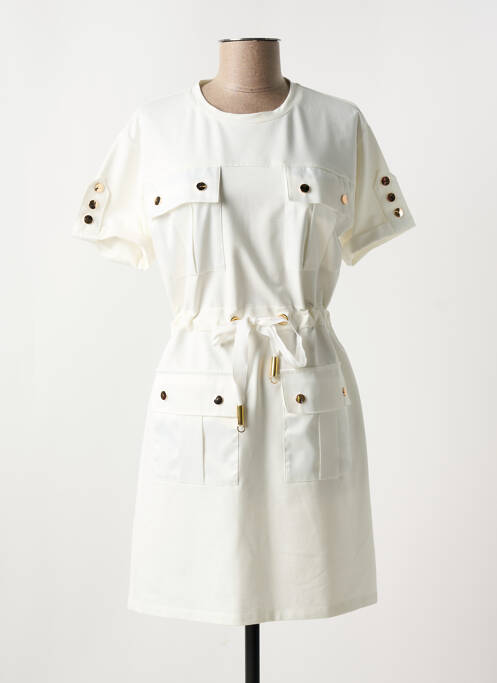 Rochie scurtă alb LESLIE femeie