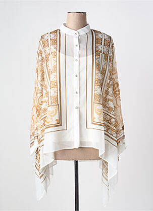 Tunică mâneci lungi bej LESLIE femeie