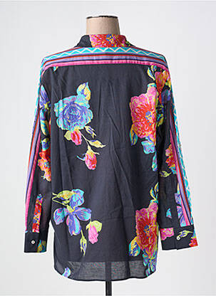 Cămașă imprimeu floral mâneci lungi albastru FUEGO WOMAN femeie