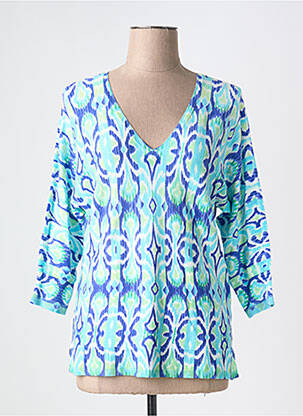 Pulover albastru LEO & UGO femeie