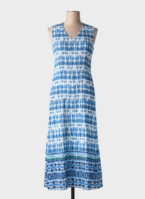 Rochie lungă albastru LEO & UGO femeie