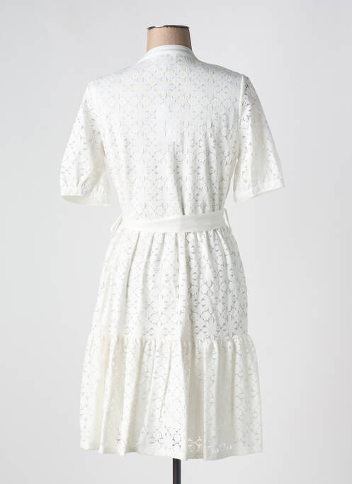 Rochie midi alb LEO & UGO femeie