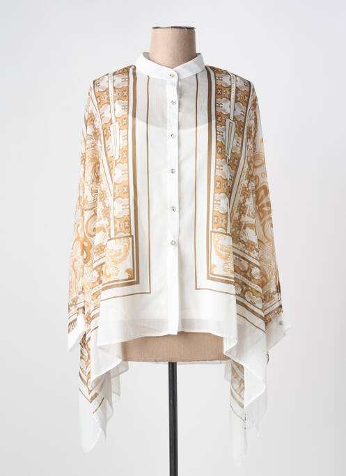 Tunică mâneci lungi bej LESLIE femeie