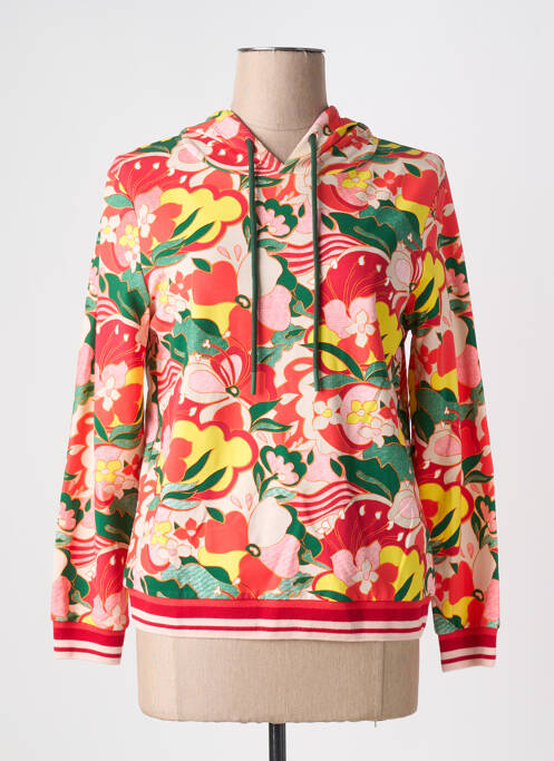 Hanorac cu glugă roșu LEO & UGO femeie