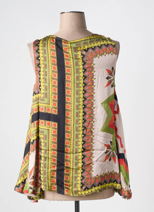 Top verde ELEONORA AMADEI femeie