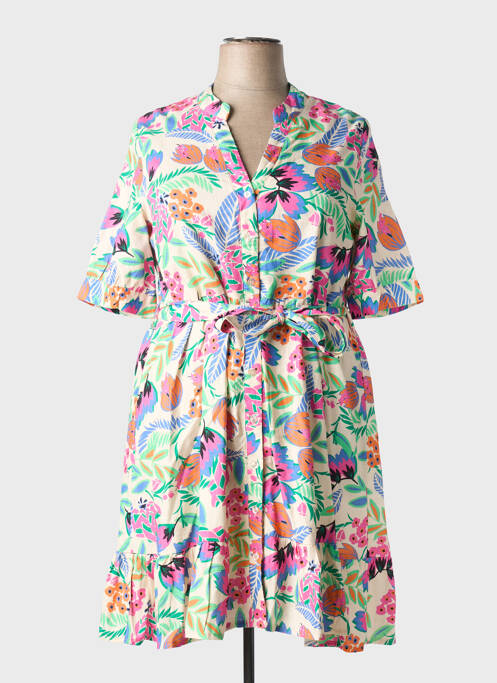 Rochie midi verde LEO & UGO femeie