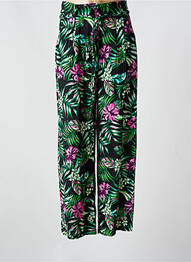Pantalon drept talie cu cleme talie joasă negru IKKS femeie