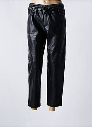 Pantalon 7/8 talie elastică mărime normală negru LA FEE MARABOUTEE femeie