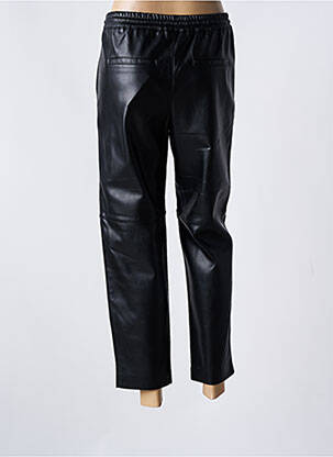 Pantalon 7/8 talie elastică mărime normală negru LA FEE MARABOUTEE femeie