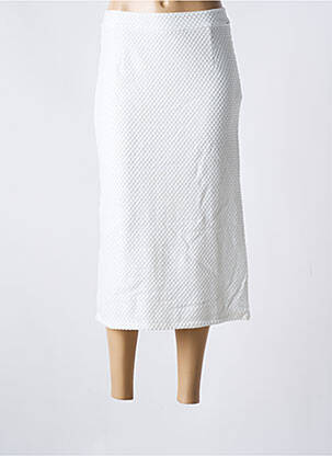 Fustă lungă alb IKKS femeie