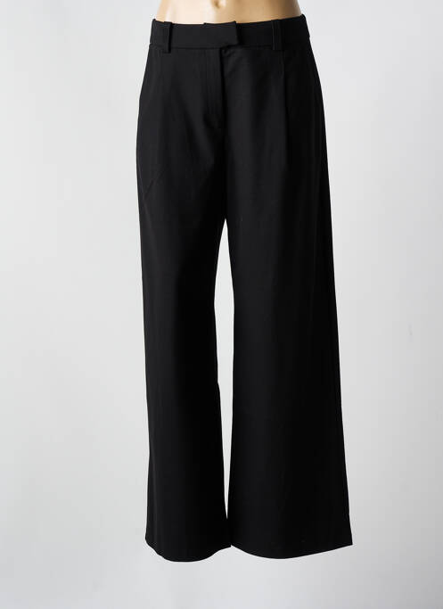 Pantalon larg negru SUNCOO femeie